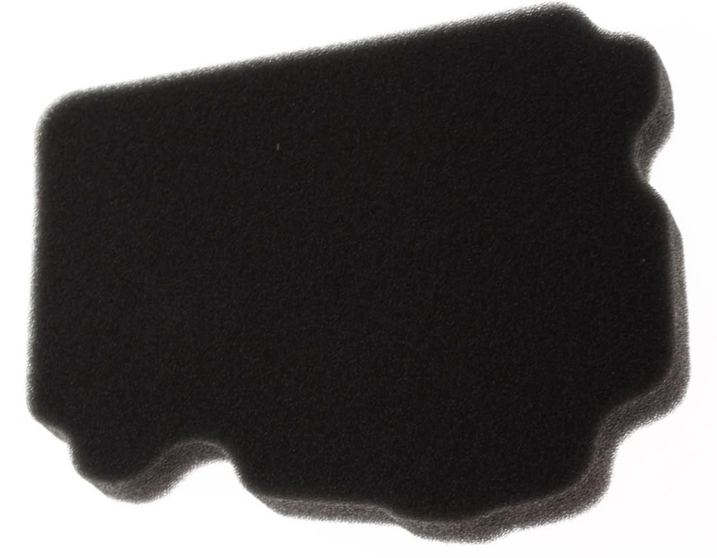 Contour die-cut black reticulated foam air filter panel